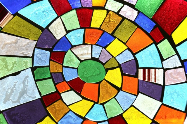 Coloured Glass Mosaic 019