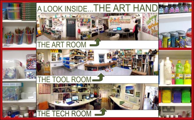 Interior of The Art Hand