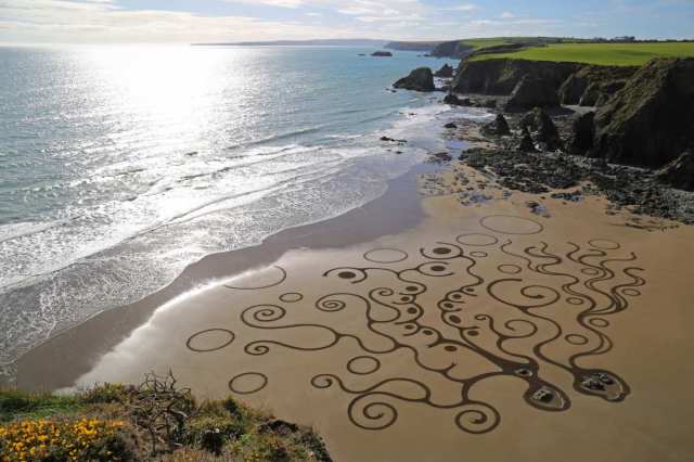 Sand Art Sean Corcoran Waterford Ireland